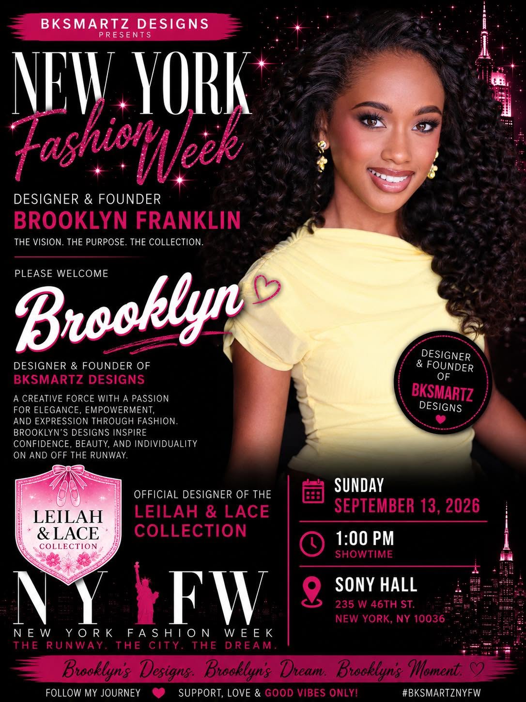 Brooklyn Franklin — Fashion Designer
